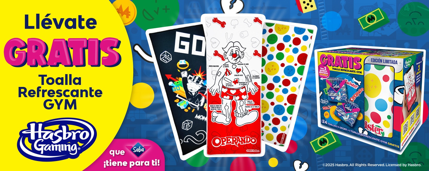 2 paquetes de Toallas Sport de 12 piezas c/u + Toalla para gym Hasbro GRATIS