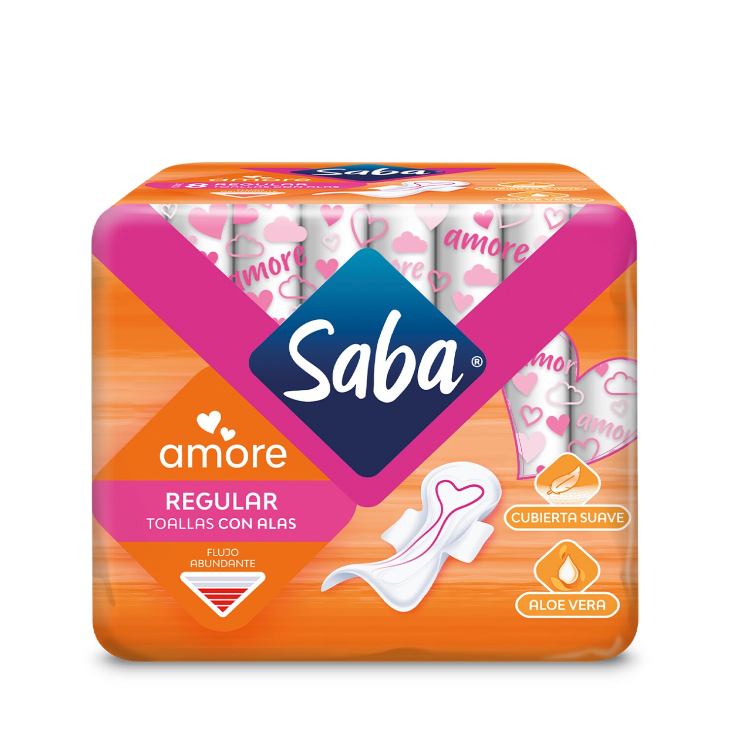 Saba® Amore® Toalla Regular con alas