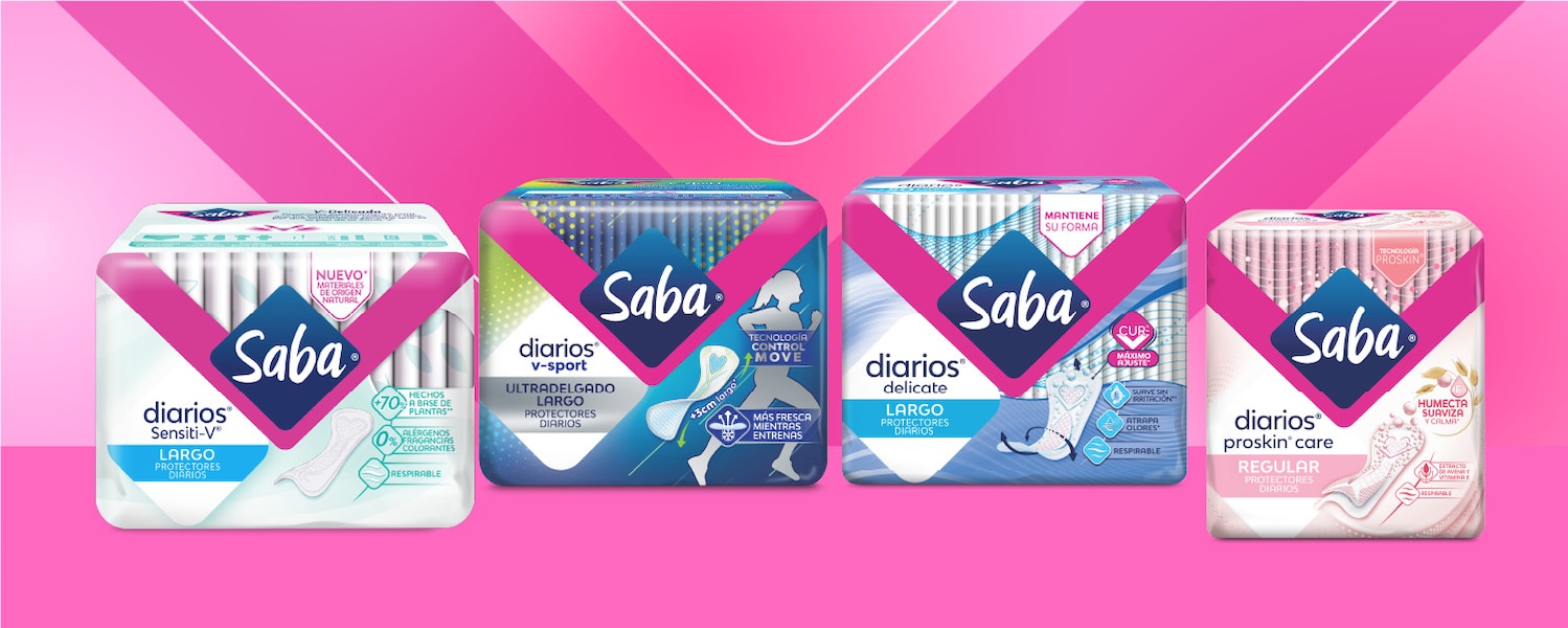Descubrí el protector diario perfecto para vos con Saba®