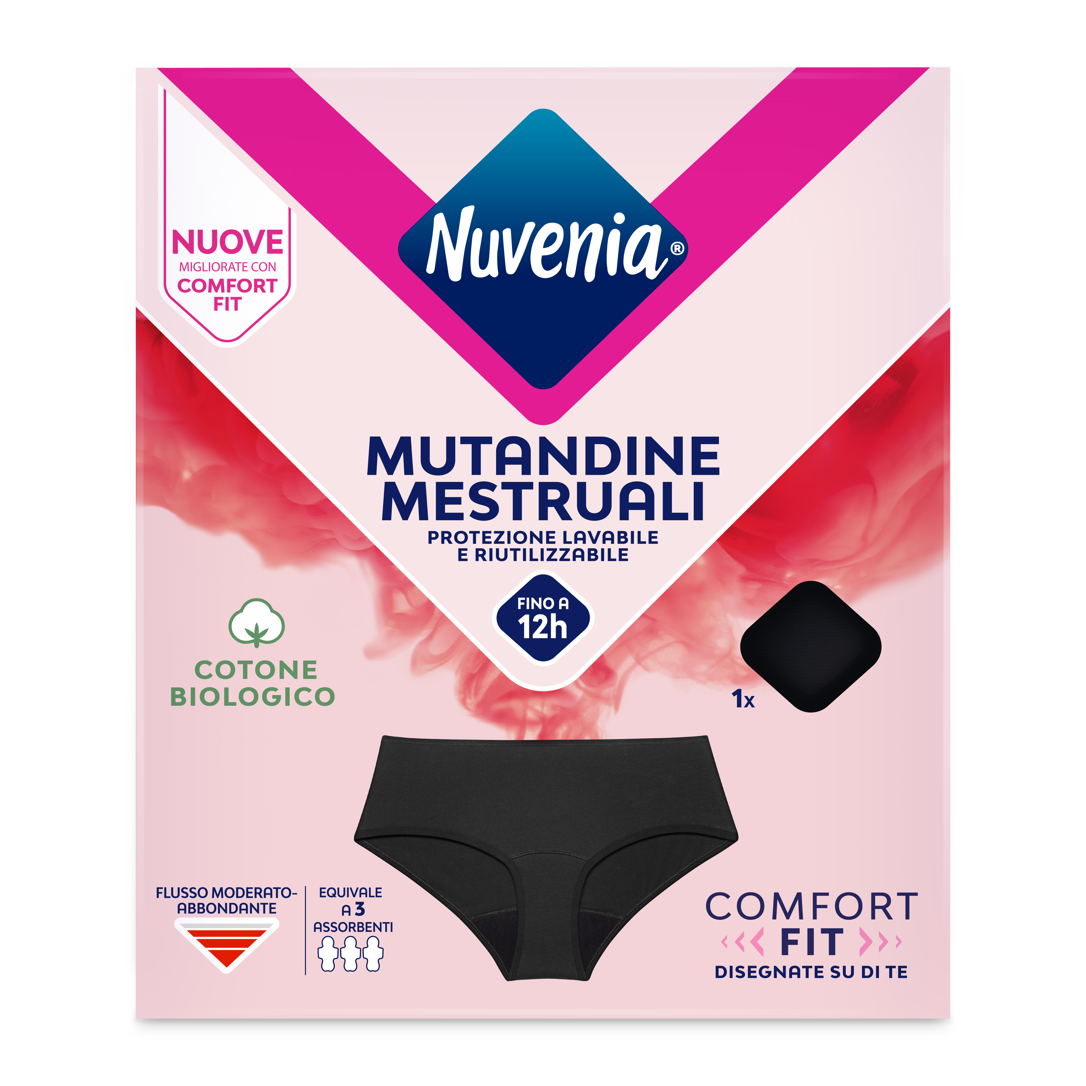 intimawear by Nuvenia Mutandine Mestruali Hipster in Cotone per flussi da  Moderati ad Abbondanti | Nuvenia
