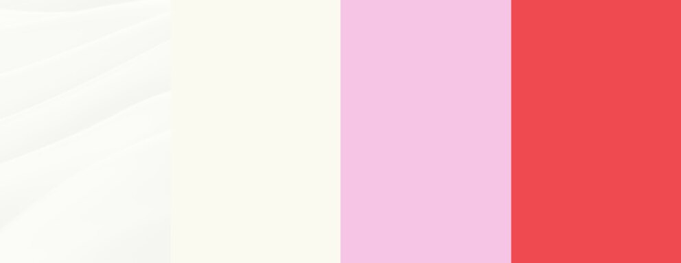 Colour of sexual fluids from white to pink to red