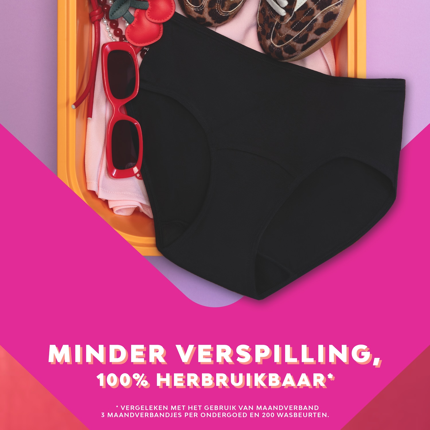Libresse Bonnie Hipster Mrsi Less Waste Less Plastic Percent Reusable Nl