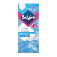 Pack of Bodyform Dailies Fresh & Protect Normal Deo Liners