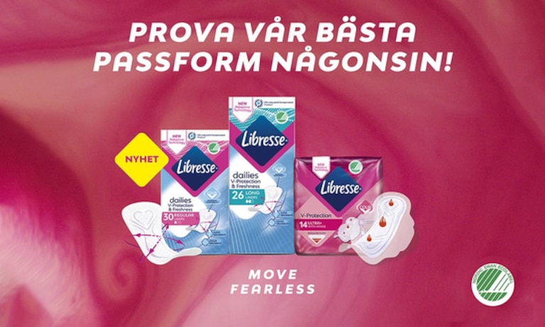 En bild på nyheten Libresse Cour V trosskydd och bindor