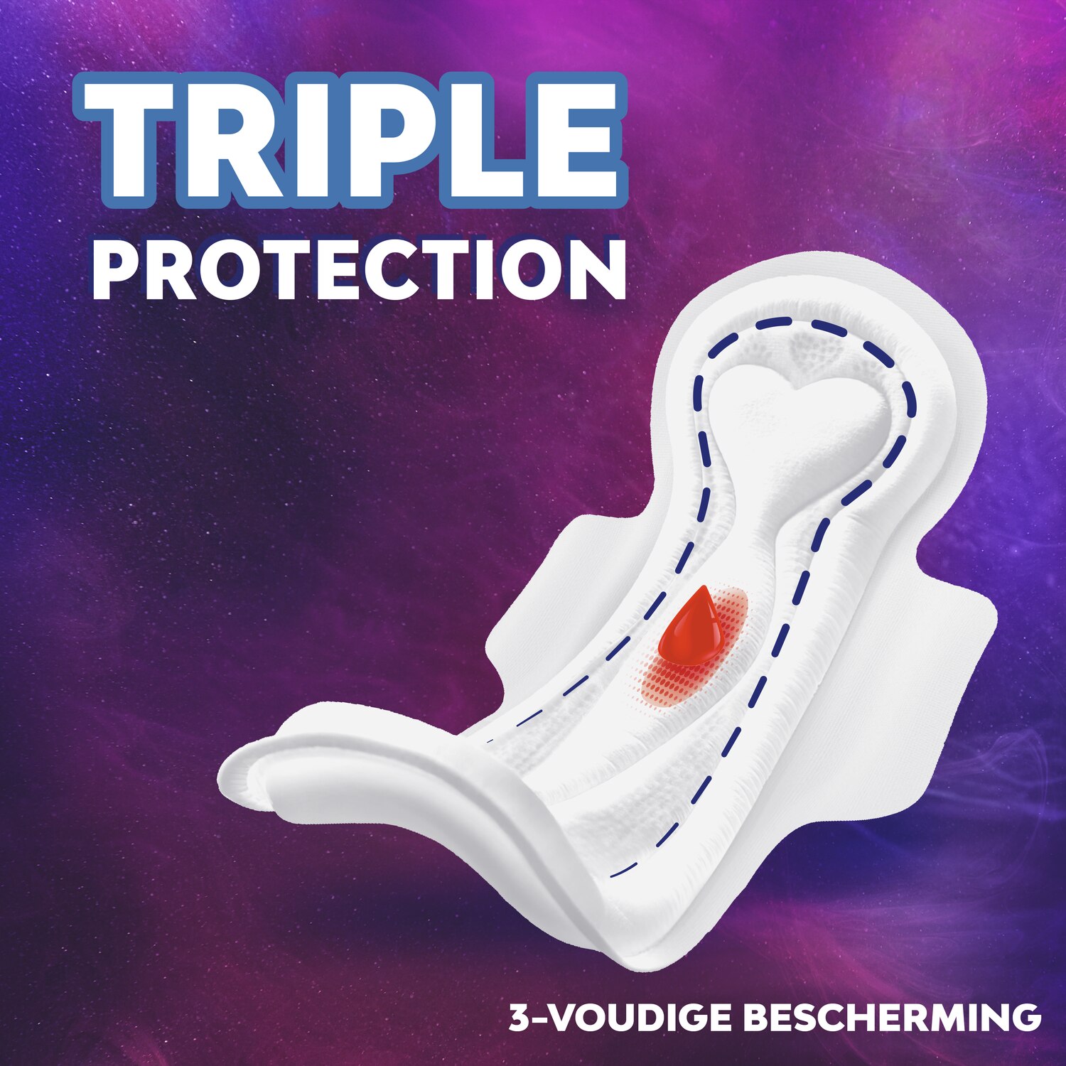 Libresse Maxi Maandverband Triple Protection