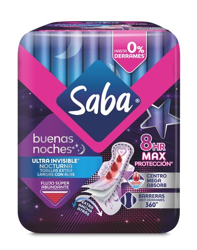 Producto Saba® Buenas Noches Ultra Invisible