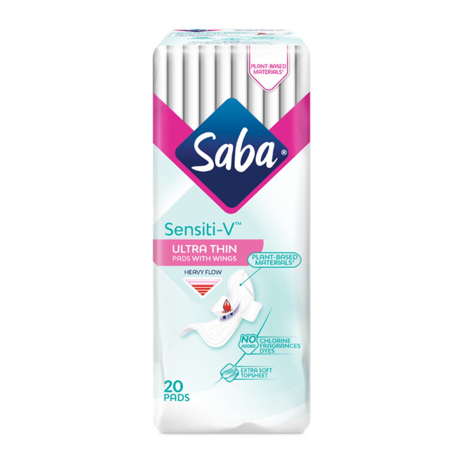 Saba® Sensiti-V™ Ultra-Thin With Wings