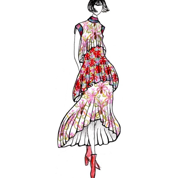 Rebecca Davies “Designer Vagina” vázlata