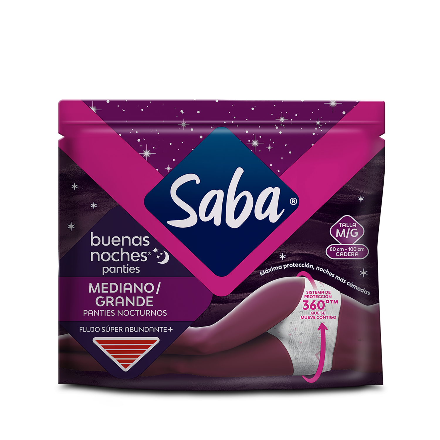 Saba® Buenas Noches® Panties Nocturnos