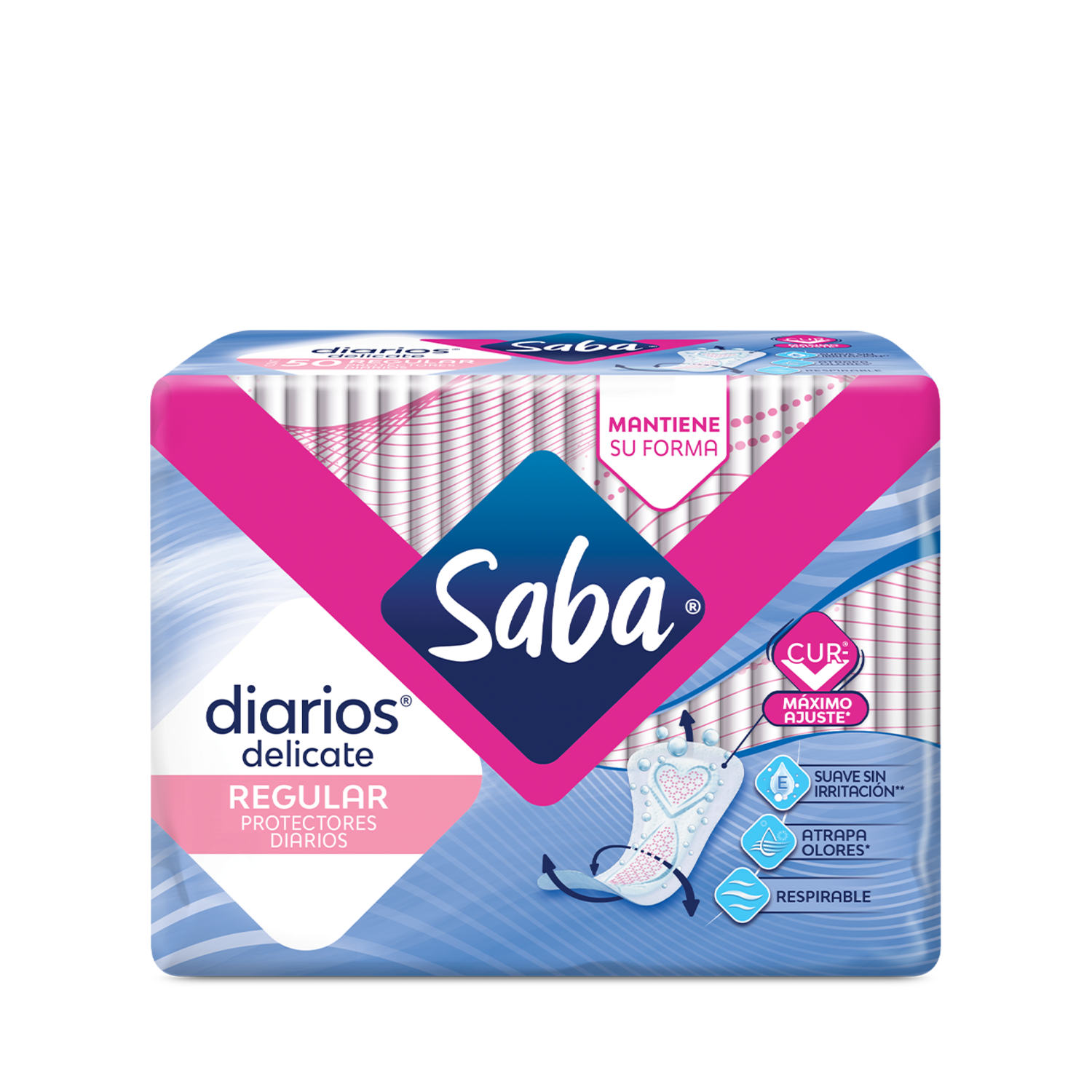 Saba® Protectores Diarios® Delicate Protectores Regulares