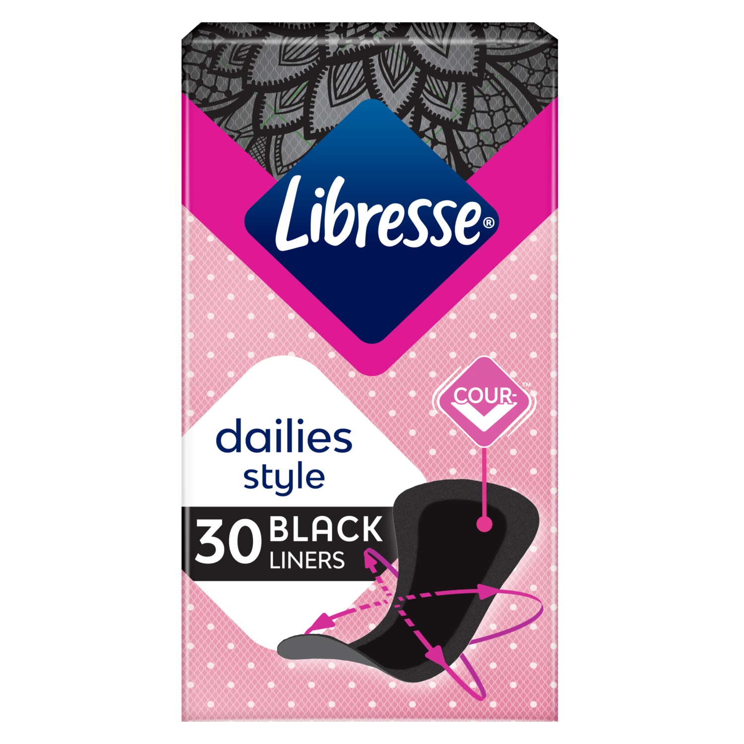 LIBRESSE DAILIES STYLE BLACK 30