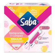 Saba Tampones Compactos Regular Pack Tampons
