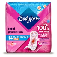 Pack of Bodyform Freshness & Protection Normal Deo Ultra+ Towels
