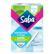 Saba Tampones V Largo Super Pack Tampons