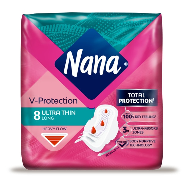 Nana V Protection Long With Wings Pack X8 Ultra Pads Me English Scamb