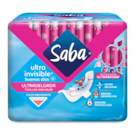 Saba Ultra Invisible Buenos Dias Ultradelgada Pack Toallas