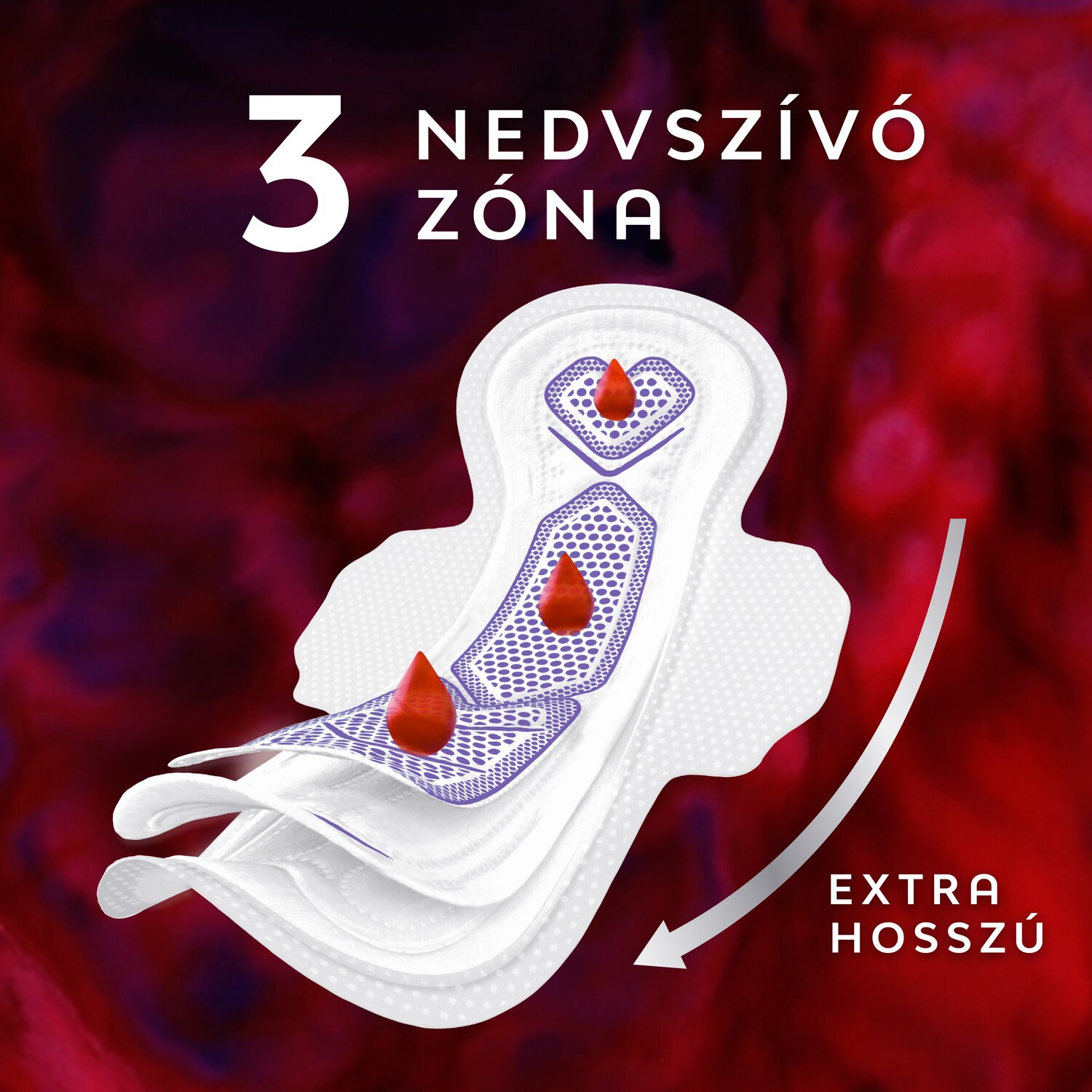 Hu Pink Elephant Libresse Goodnight Ultra X10 Technology