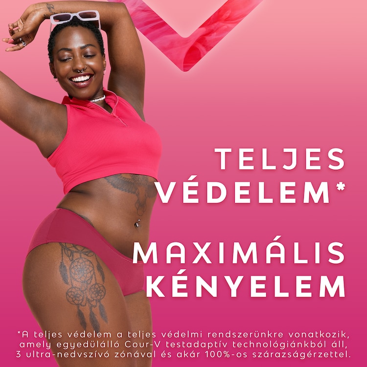 Hu Pink Elephant Libresse V Protect X14