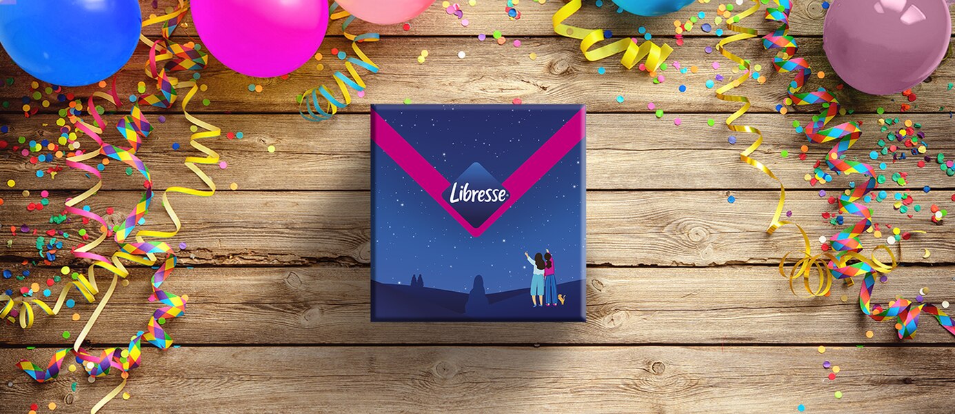 Libresse birthday present box