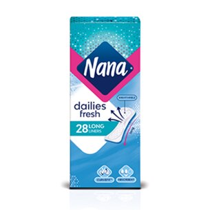 Packet of Nana Dailies Extra Protection Extra Long Liners
