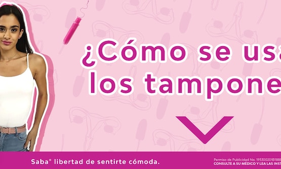 ¿Cómo se usan los tampones?