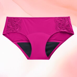 Hipster Heavy Period Pants Fuchsia Pink