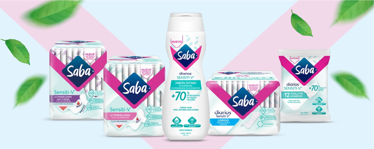 Productos de la nueva linea Saba Sensity - V