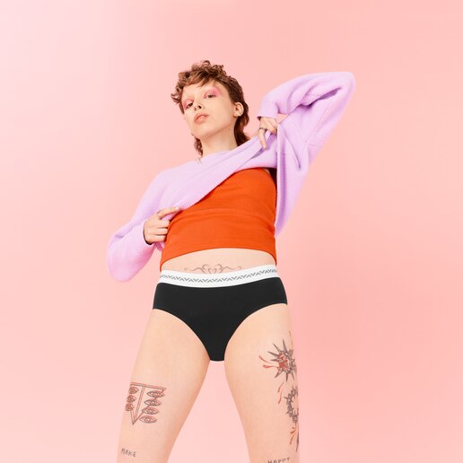 Essentials Fashionwaistband Heavy Black Pink Meshi