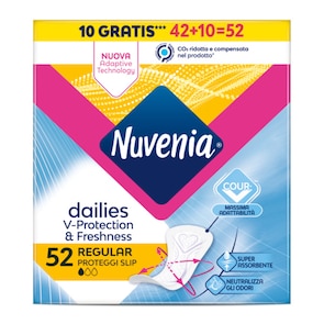 Nuvenia Dailies Fresh Regular Pack X52 Liners