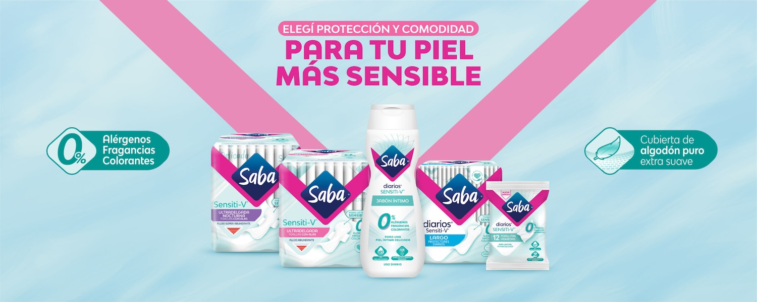 Productos sensiti V - Saba
