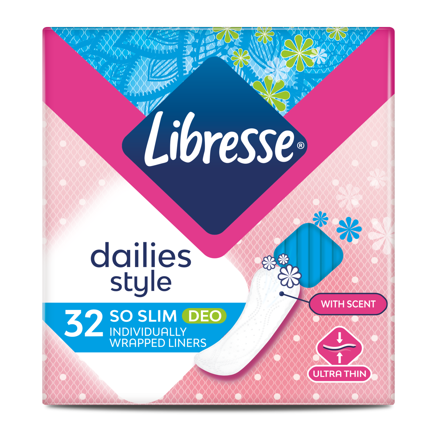 So Slim DEO yksittäispakattu pikkuhousunsuoja