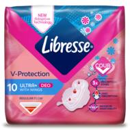 Libresse Vprotection Ultra With Wings Deo New Adaptive Technology X10