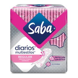 Saba® Protectores diarios Multiestilos Regular