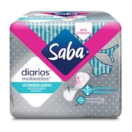 Saba Diarios Multiestilos Ultradelgado Pack Protectores Diarios