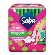 Saba Teens Ultradelgada Larga Pack Toallas