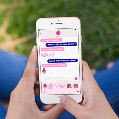 Tekstberichten met femoji's