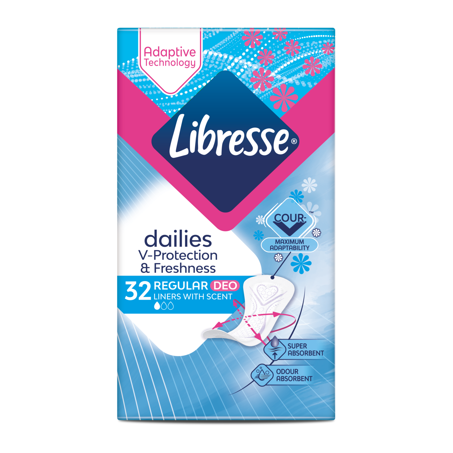 Libresse Regular Deo inlegkruisjes