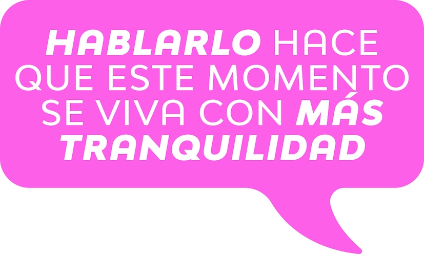 Hablarlo hace que en este momento se viva con mas tranquilidad
