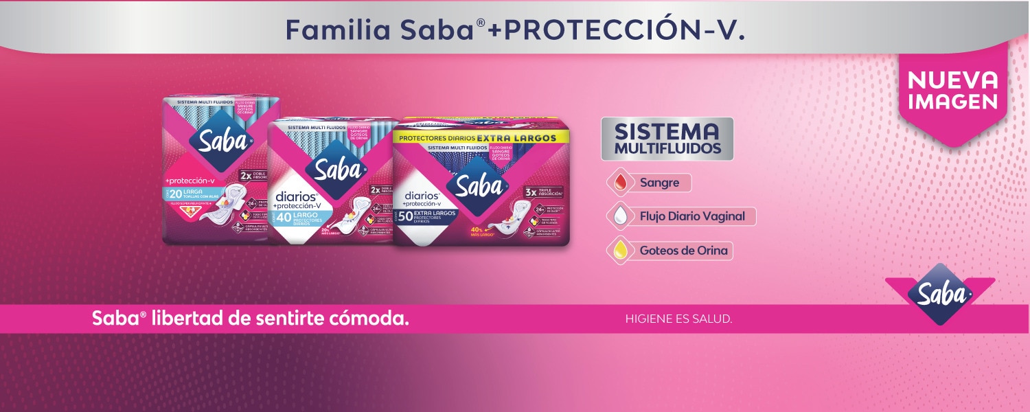 ¡Saba® +proteccion-V con sistema multifluidos!