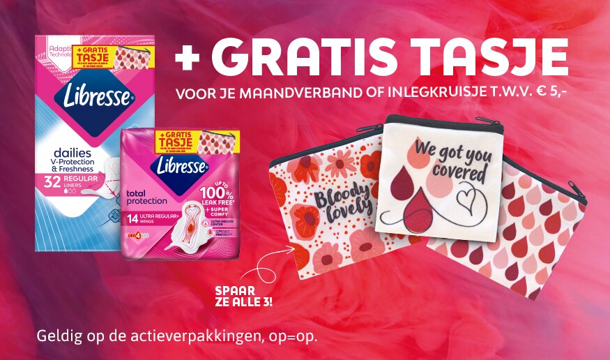 voor opbergtasje actie van Libresse
