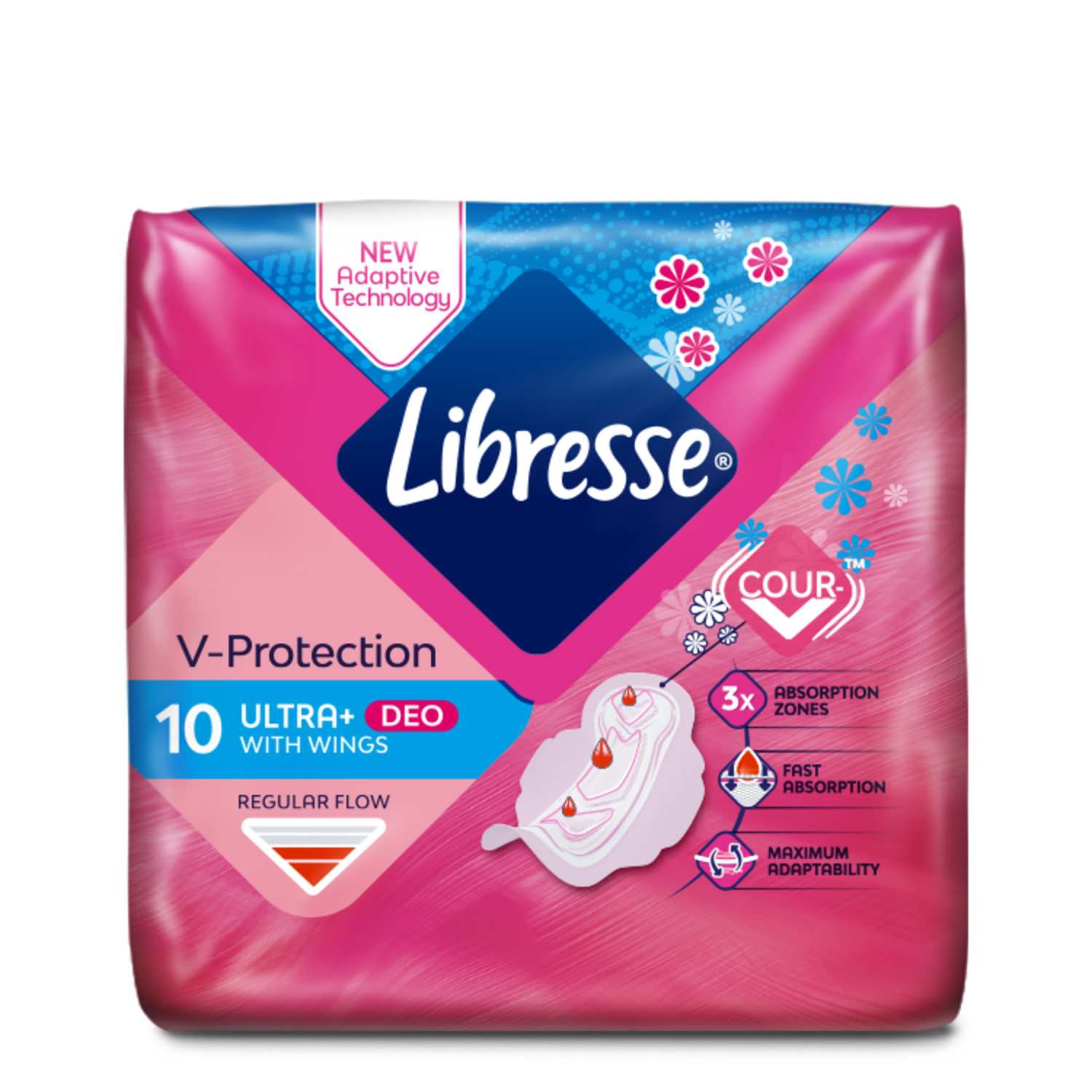 Ultra+ Deo Egészségügyi betét szárnyakkal