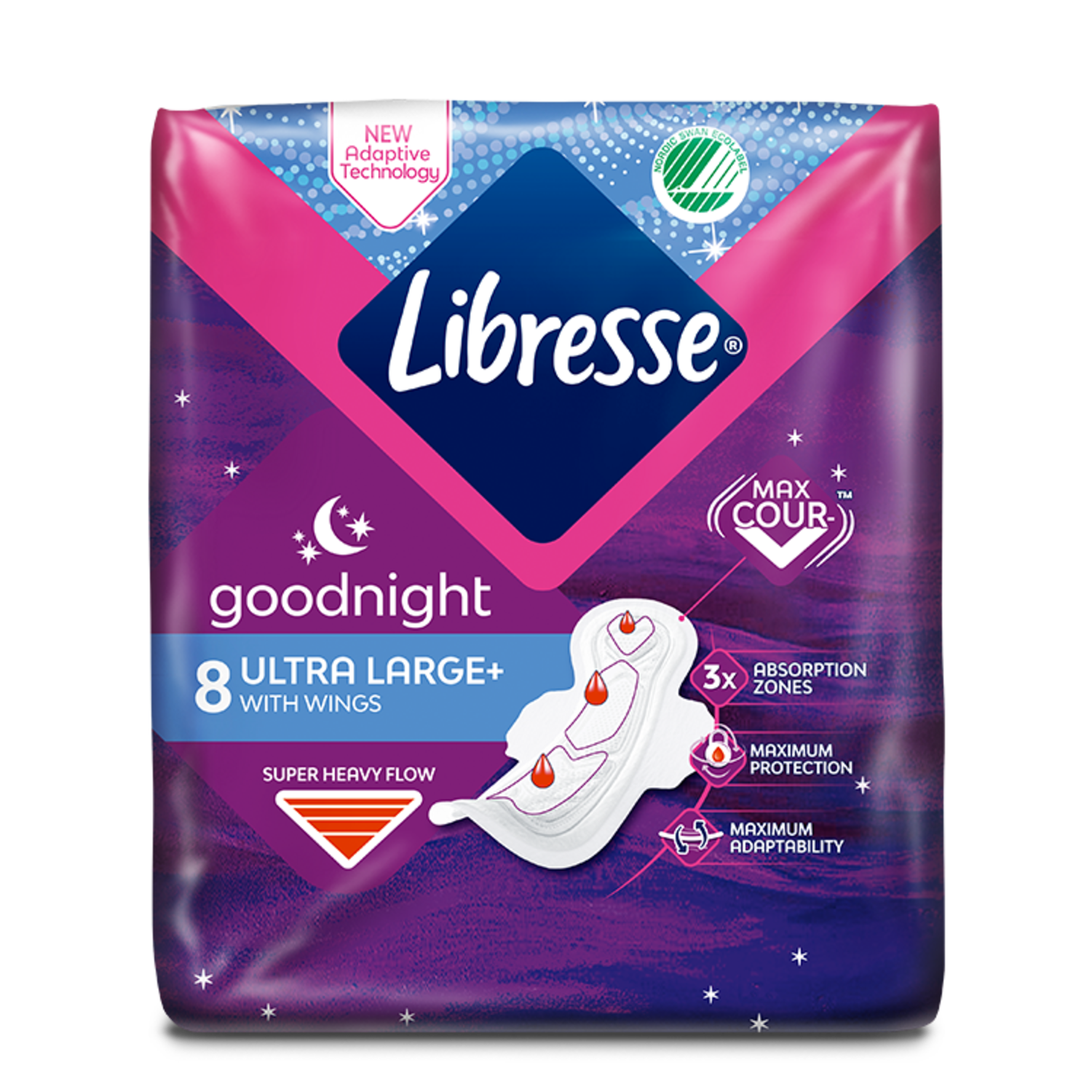 Ultra Large egészségügyi betét szárnyakkal