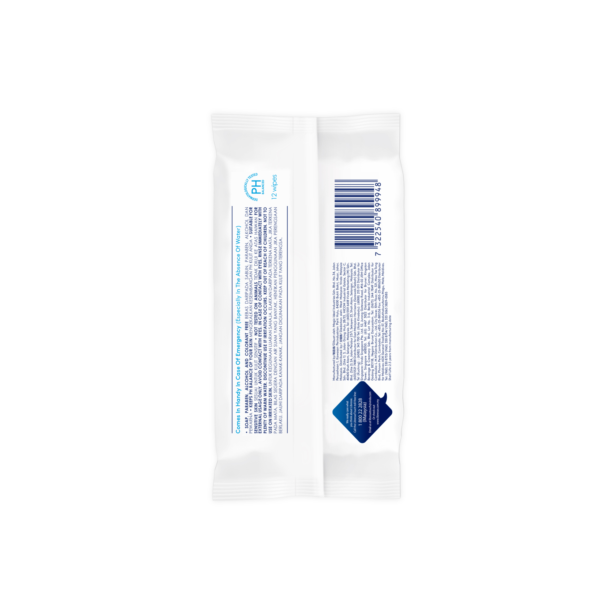 V-Care Daily Purifying Intimate Wipes