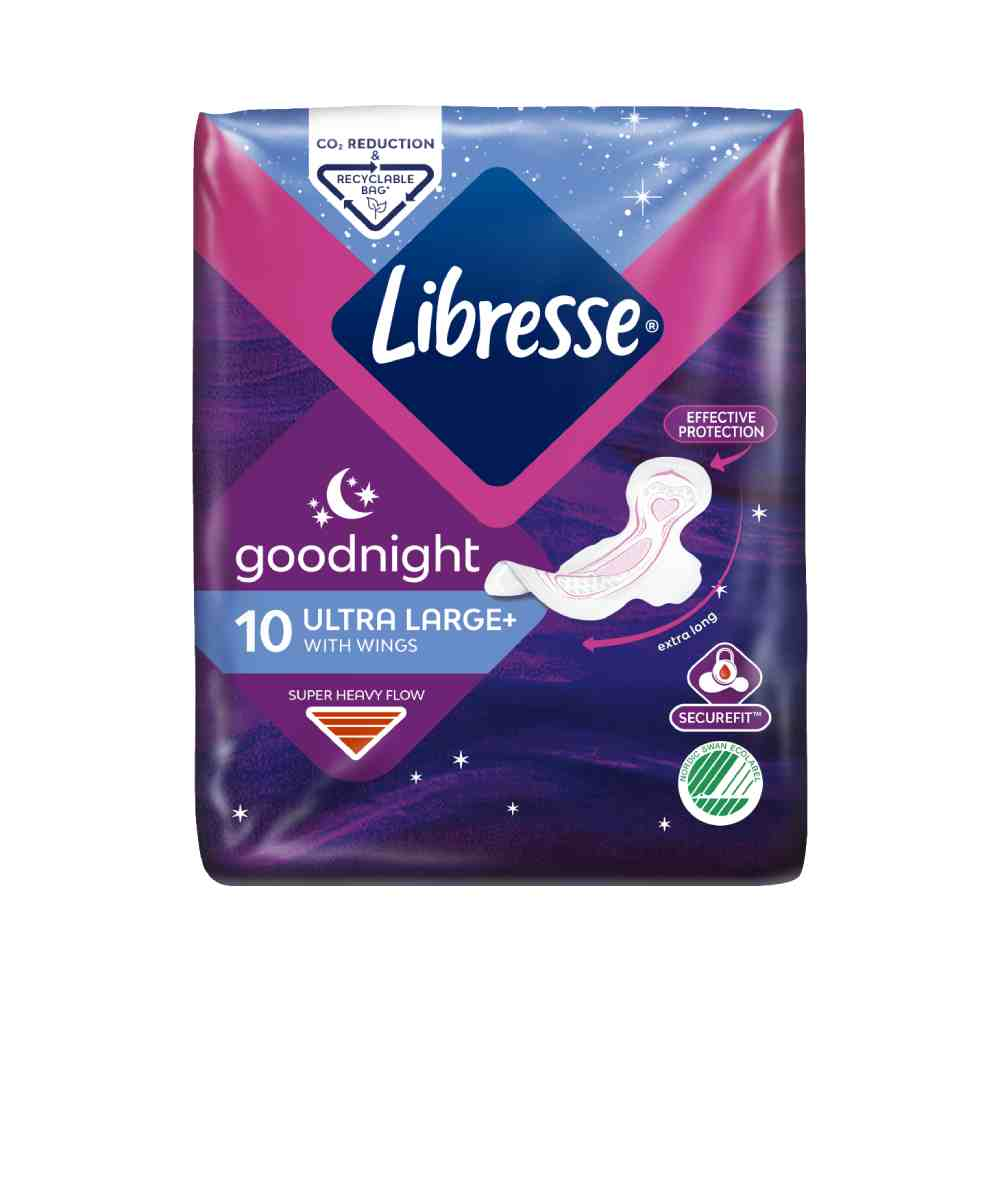 Libresse ultra goodnight with wings maandverband