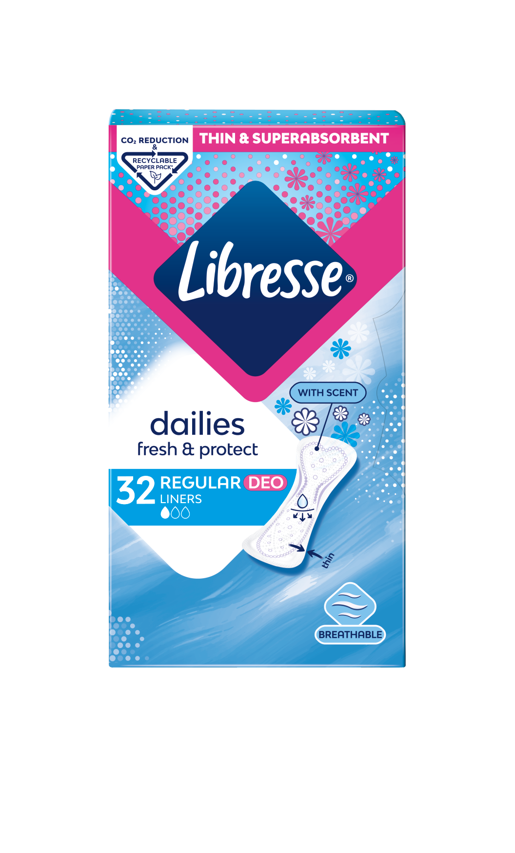 Libresse regular deo inlegkruisjes