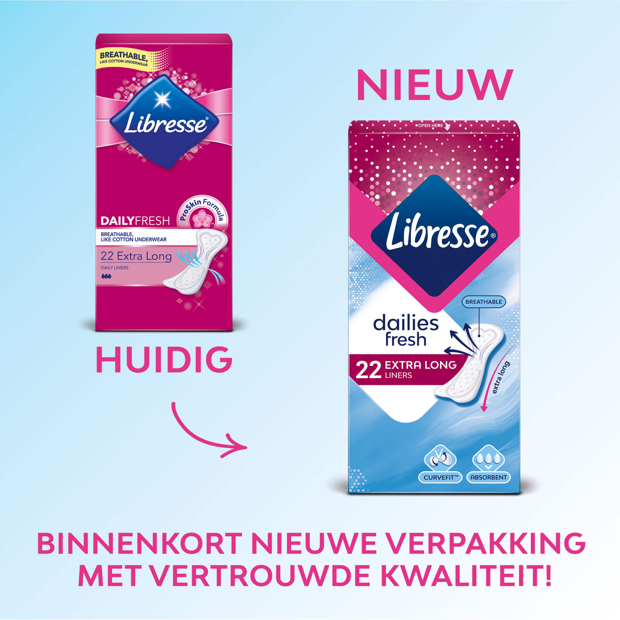 Libresse extra long inlegkruisjes