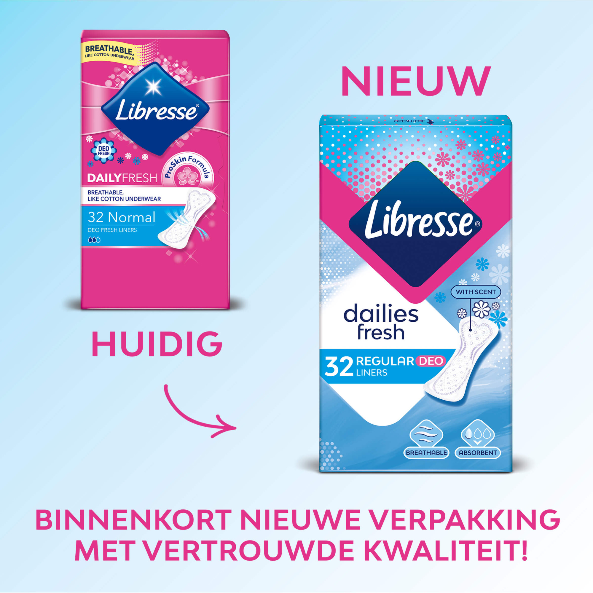 Libresse regular deo inlegkruisjes