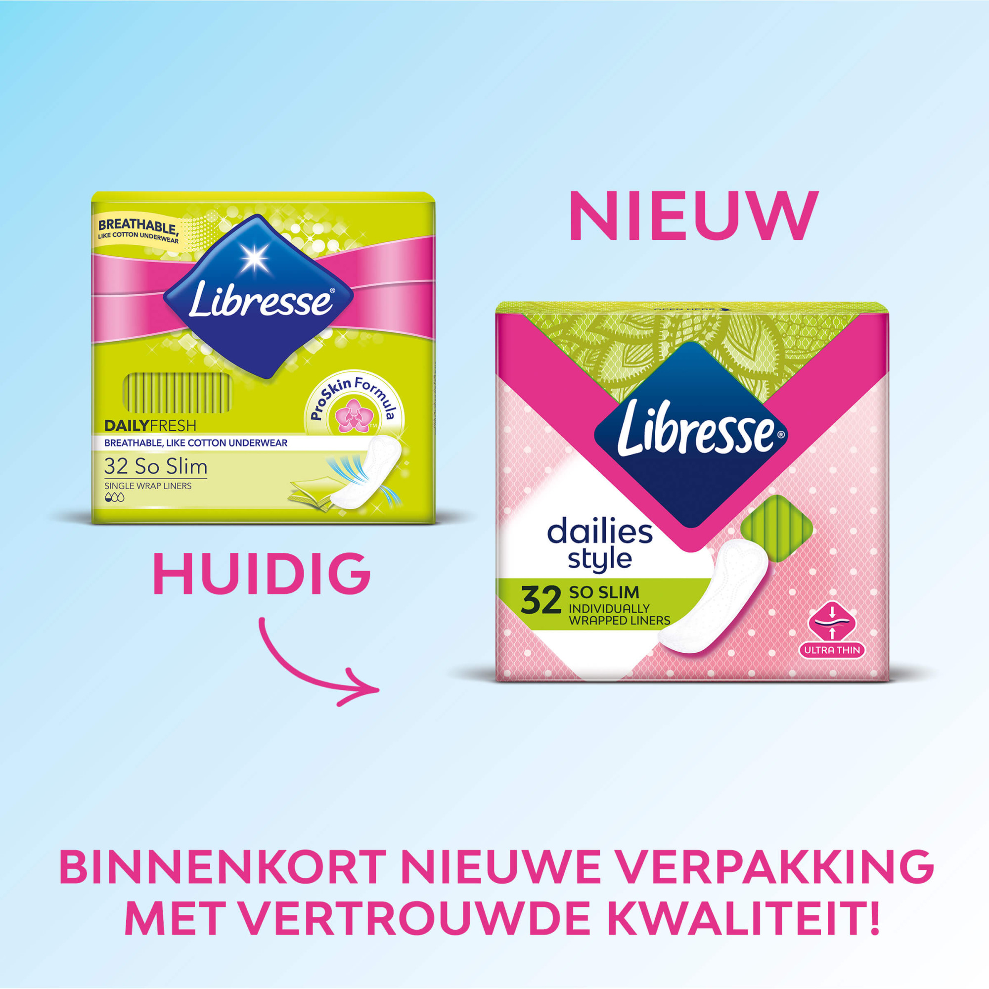 Libresse soslim inlegkruisjes