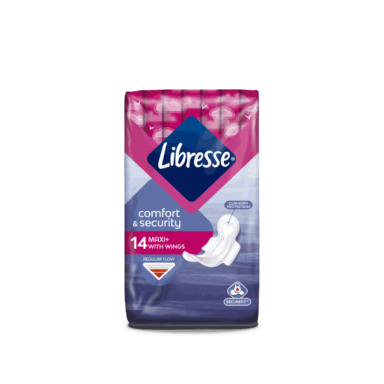 Libresse maxi+ with wings maandverband